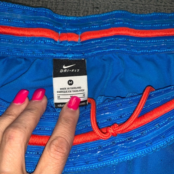 Nike Hyper Elite Blue Black Orange Athletic Shorts Meduim, elastic & drawstring - Picture 3 of 4
